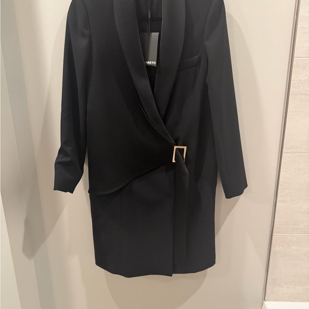 NWT Paule Ka Black Tuxedo Dress
